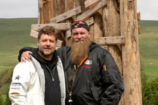 Charlie and Russell Crowe