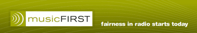 MusicFirst - Fairness in radio starting today