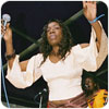 Rachel Magoola performing at London African Music Festival