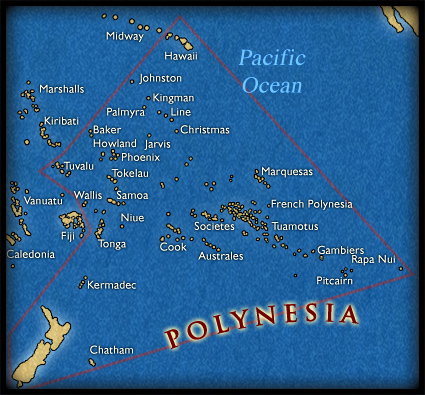 There are also small Polynesian enclaves in Papua New Guinea the Solomons